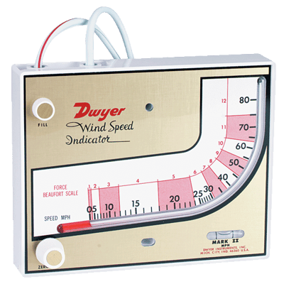 Dwyer Wind Speed Indicator, Series Mark II WSI